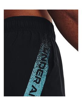 Short Hombre Under Armour Woven Graphic Negro Azul