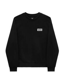 Sudadera Hombre Vans Relaxed Fit Negra