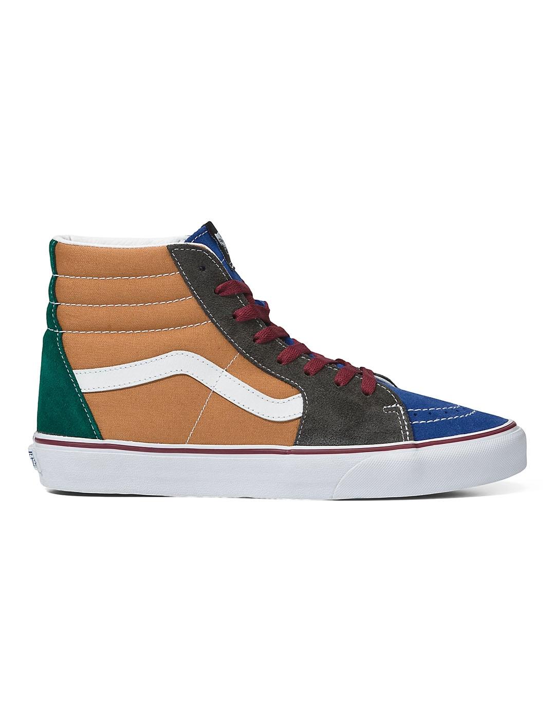 Vans high top 2025 hombre naranja
