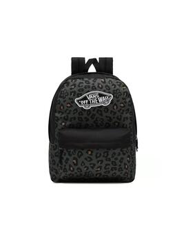 Mochila Unisex Vans Realm Negro Verde Print