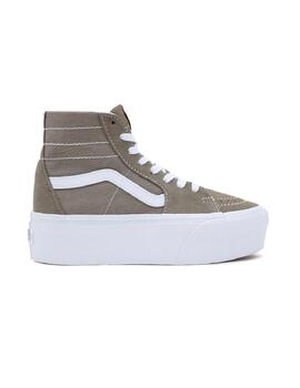 Zapatilla Mujer Vans Sk8-Hi Tapered Khaki