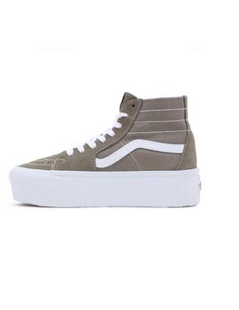 Zapatilla Mujer Vans Sk8-Hi Tapered Khaki