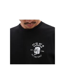 Camiseta Hombre Vans Shaken Skull Negra
