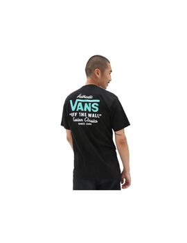 Camiseta Hombre Vans Holder ST Classic Negra Blanc