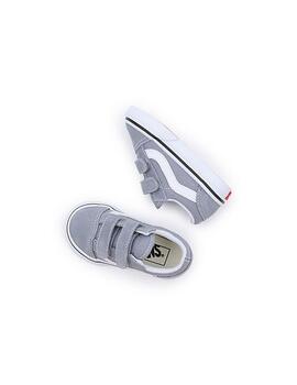 Zapatilla Baby Vans Old Skool V Gris