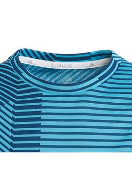 Camiseta adidas Tr Br Tee Niño Azul
