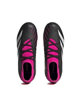 Zapatilla Fútbol Junior adidas Predator Negro/Rosa