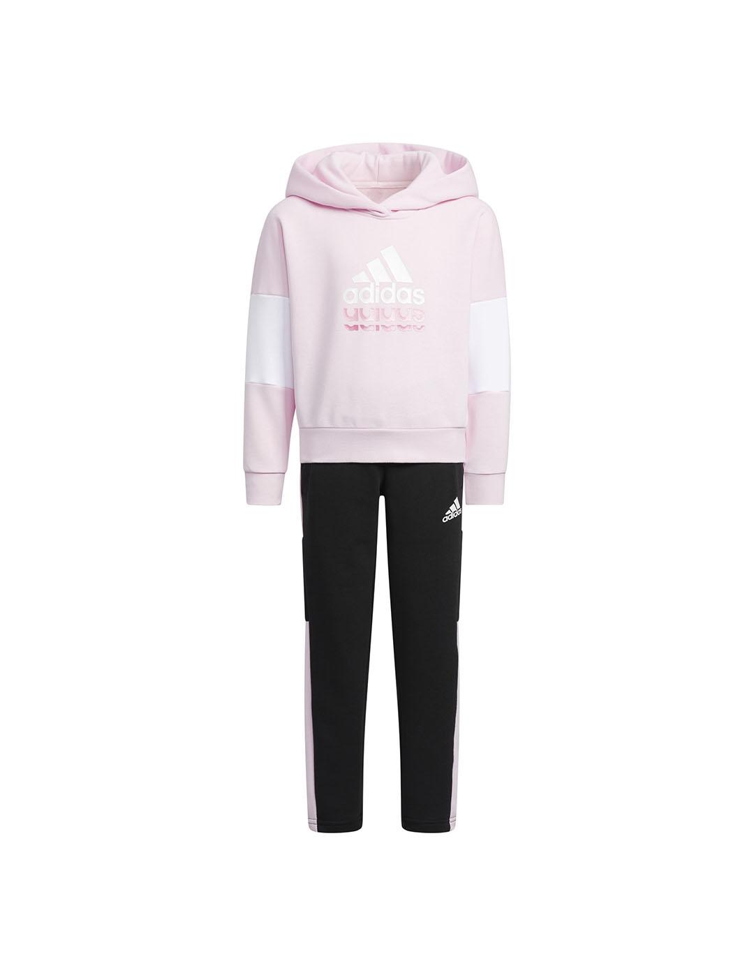 Chandal Niña adidas Lg Bos Rosa/Negro