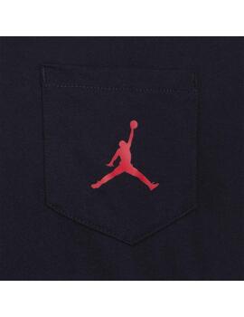 Camiseta Niño Jordan Jumpman Pocket Negra