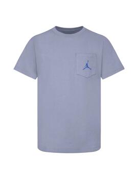 Camiseta Niño Jordan Jumpman Pocket Gris