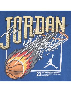 Camiseta Niño Jordan Fireball Dunk Azul