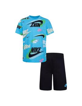 Conjunto Niño Nike Active Joy Azul