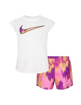 Conjunto Niña Nike Dry-fit Set Blanco