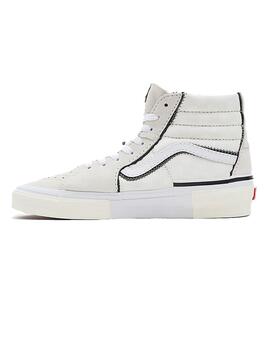 Zapatillas Mujer Vans Sk8-Hi Reconstruct Crema Bla