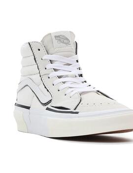 Zapatillas Mujer Vans Sk8-Hi Reconstruct Crema Bla