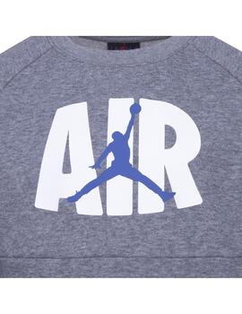 Chandal Niño Jordan Air Ftcrew Gris Azul