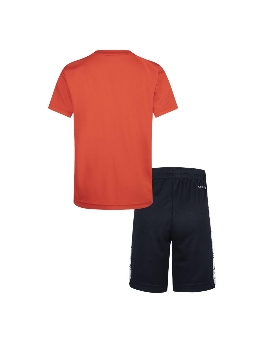 Conjunto Niño Nike Dri-fit Be Real Naranja