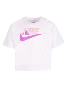 Camiseta Niña Nike Digi Dye Futura Rosa