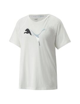 Camiseta Mujer Puma Evostripe Blanca