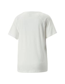 Camiseta Mujer Puma Evostripe Blanca