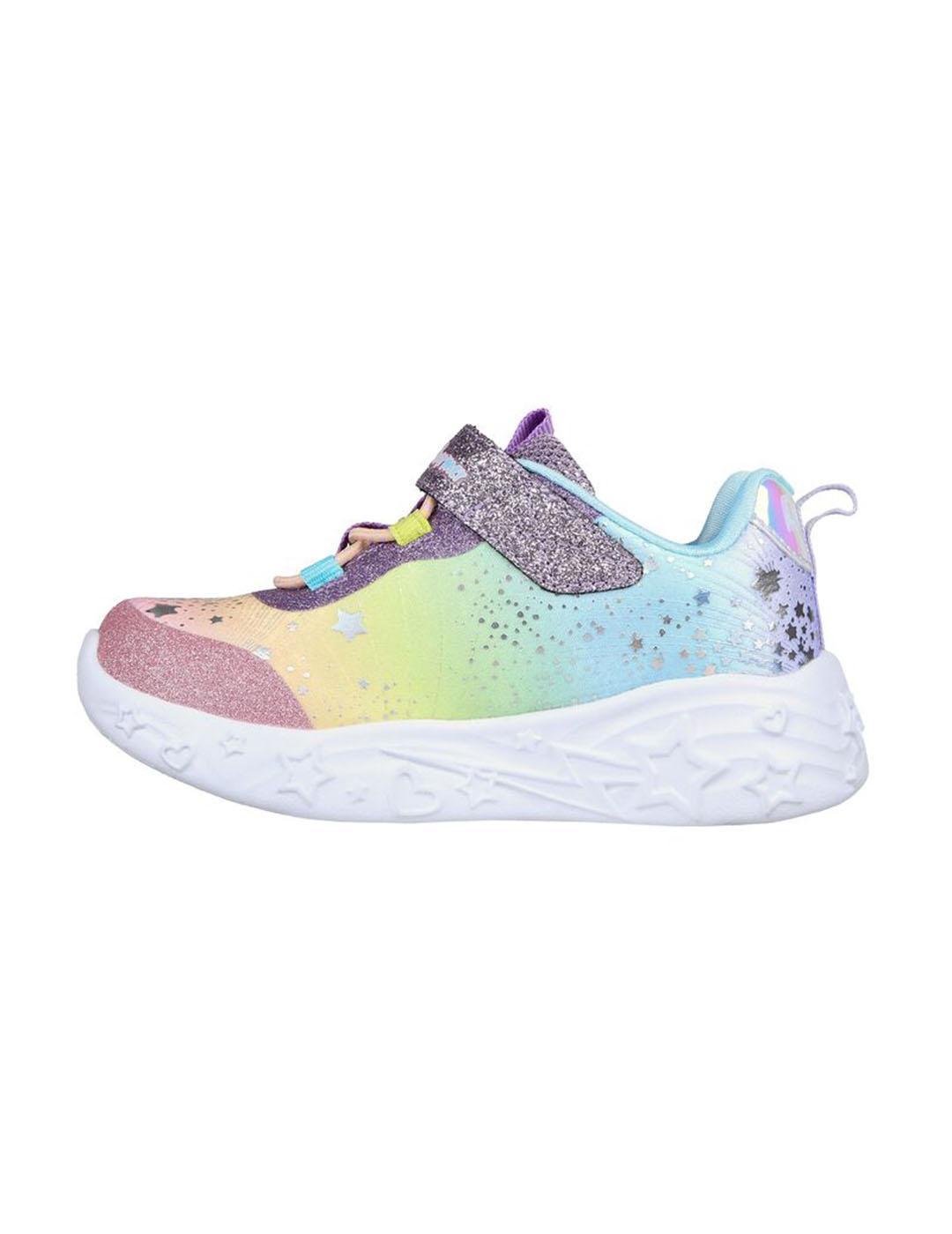 Zapatilla Baby Skechers Light Unicorn Multicolor