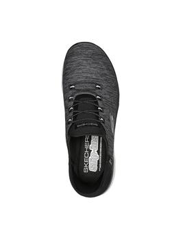 Zapatilla Mujer Skechers Summits Gris Oscuro