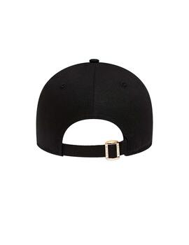 Gorra Mujer New Era 9Forty Los Angeles Negra Dorad