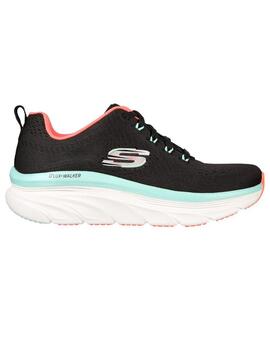 Zapatilla Mujer Skechers D´Lux Walker Negro