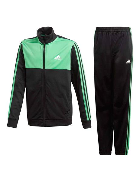 conjunto adidas verde y negro