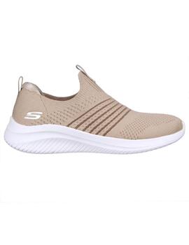 Zapatilla Mujer Skechers Ultra Flex 3.0 Beige