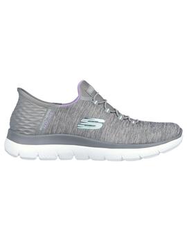 Zapatilla Mujer Skechers Summits Gris