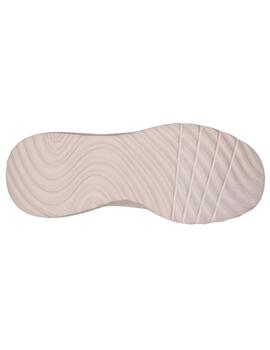 Zapatilla Mujer Skecher Squad Chaos Beige