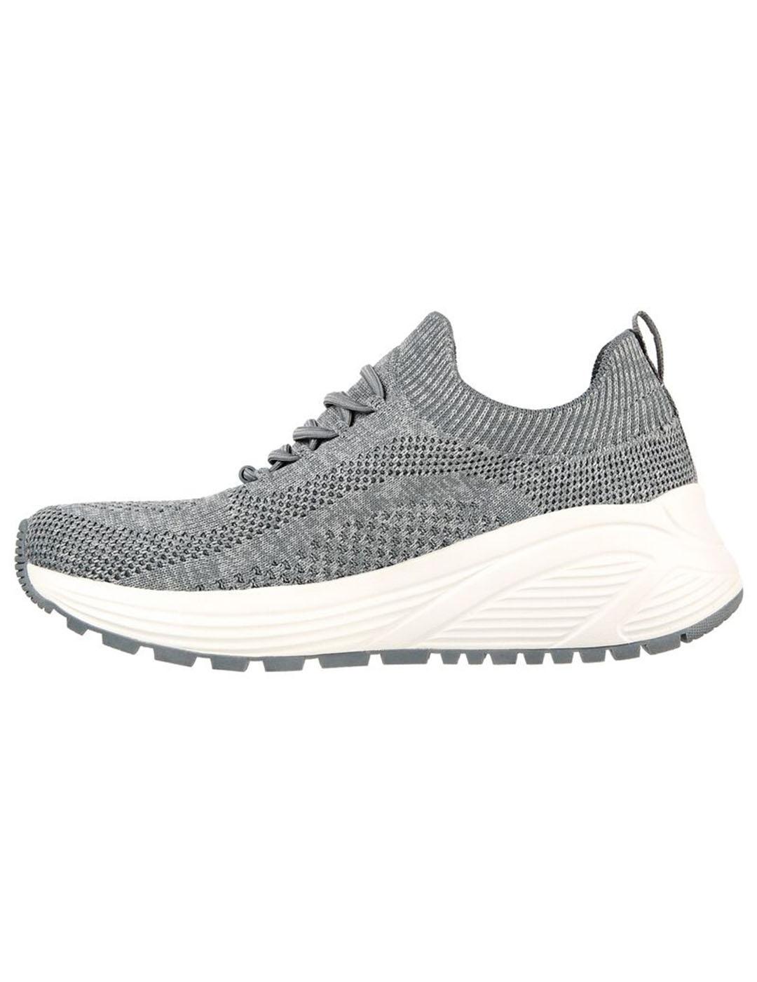 Zapatilla Mujer Skechers Bobs Sparrow Gris