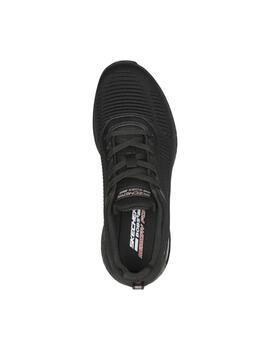 Zapatilla Mujer Skechers Bob Squad Air Negro