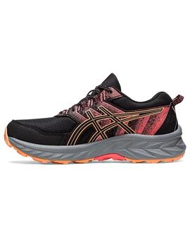 Zapatilla Mujer Asics Gel-Venture 9 Negro/Coral