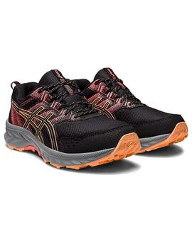 Zapatilla Mujer Asics Gel-Venture 9 Negro/Coral