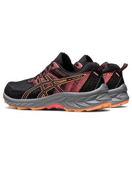 Zapatilla Mujer Asics Gel-Venture 9 Negro/Coral