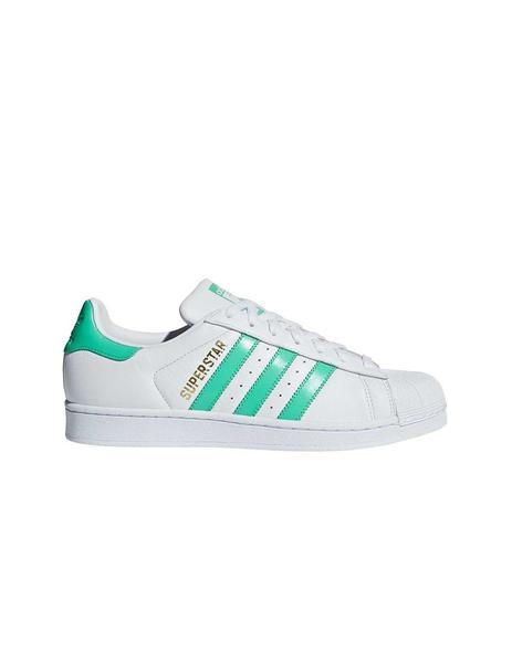 Zapatilla adidas Superstar Blanco y Verde