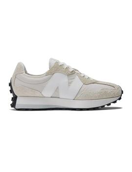 Zapatilla Unisex New Balance 327  Beige Blanca