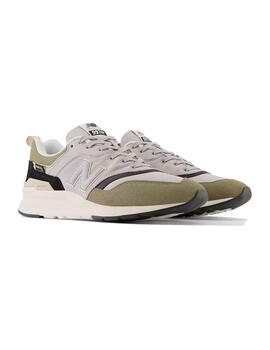 Zapatilla Hombre New Balance 997 Verde Gris