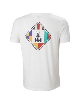 Camiseta Hombre HH Shoreline Blanca