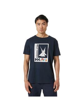 Camiseta Hombre HH Shoreline Marino