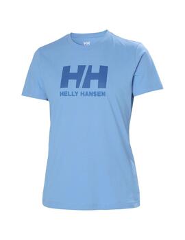 Camiseta Mujer HH Logo Celeste