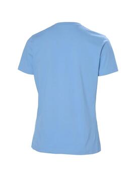 Camiseta Mujer HH Logo Celeste