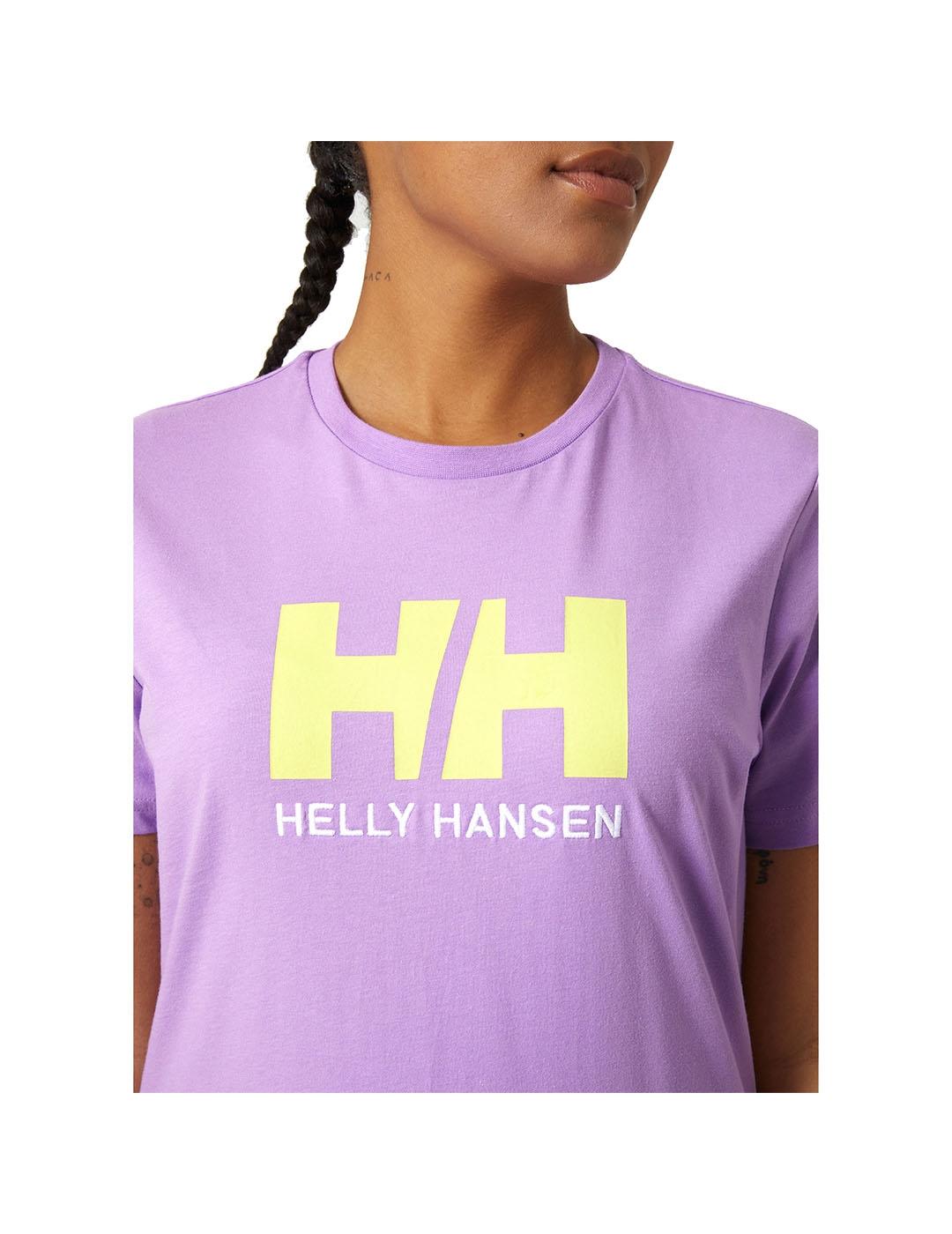 CAMISETA HELLY HANSEN HH LOGO MUJER AZUL