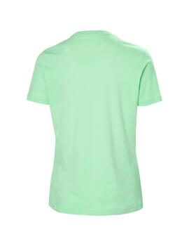 Camiseta Mujer HH Logo Menta