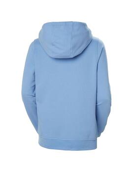 Sudadera Mujer HH Logo Hoddie Celeste