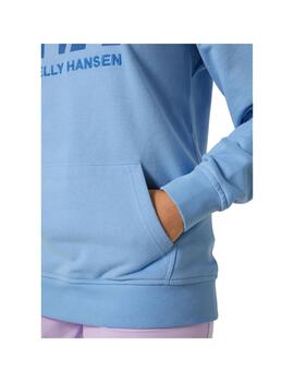 Sudadera Mujer HH Logo Hoddie Celeste