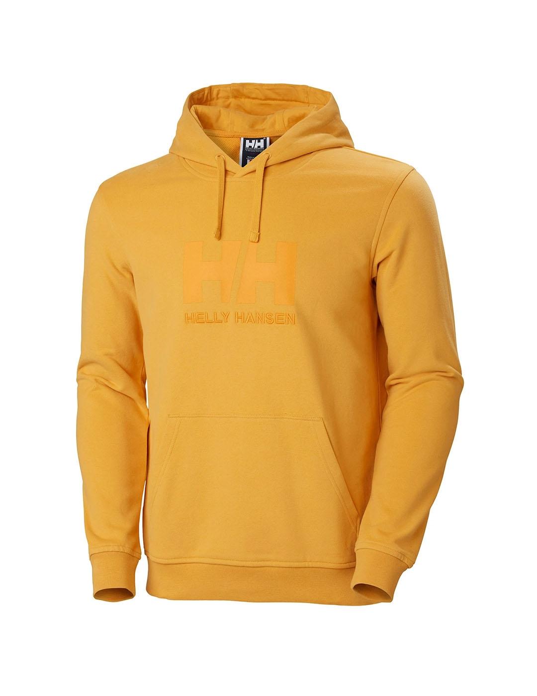 Sudadera Hombre Helly Hansen Logo Full Hoddie Gris