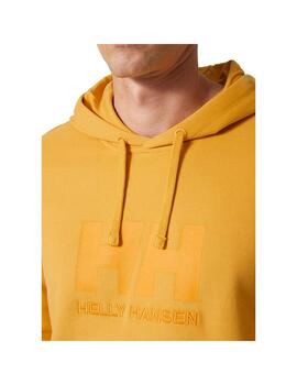 Sudadera Hombre HH Logo Hoodie Mostaza